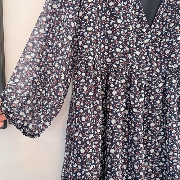 Madewell Tie-Waist Midi Dress in Harvest Vine Size Medium NWT - Picture 5 of 7